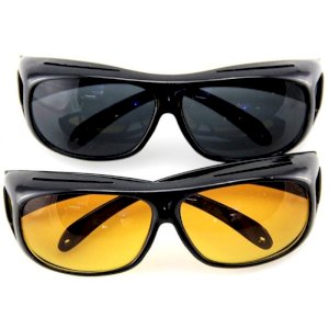 HD Day & Night Vision Wrap Around Glassess