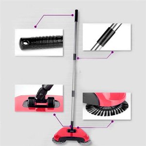 Auto Spin Hand Push Sweeper Floor Dust Collector Mop