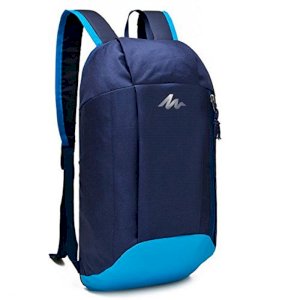 Quechua Kids Outdoor Travel Backpack For Hiking Camping Rucksack 10L (Navy Blue)