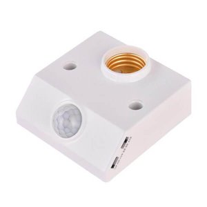  Infrared Motion Sensor Automatic Light Lamp Holder