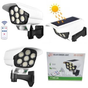 77 Led Solar remote control moving light