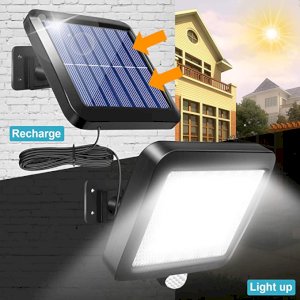 56 Led Solar Sensor Indoor Outdoor Light