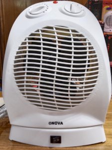 Nova 2000W Portable Electric Moving Room Heater
